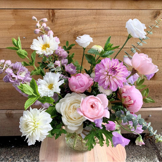 Garden Vase Arrangement - Low & Lush